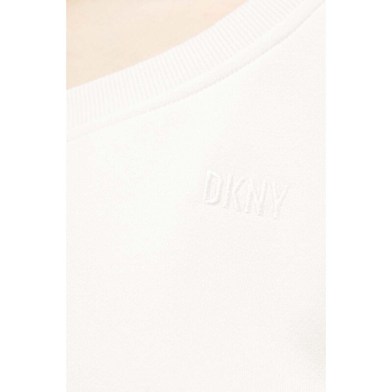 Šaty Dkny béžová barva, mini, DP3D4828