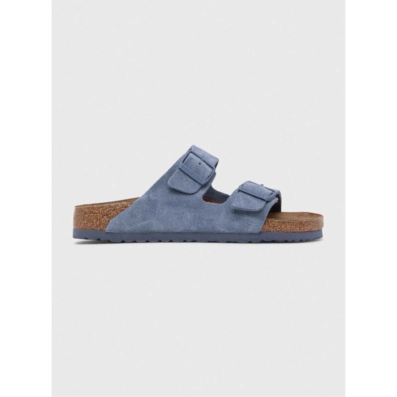 Semišové pantofle Birkenstock Arizona dámské, 1026820