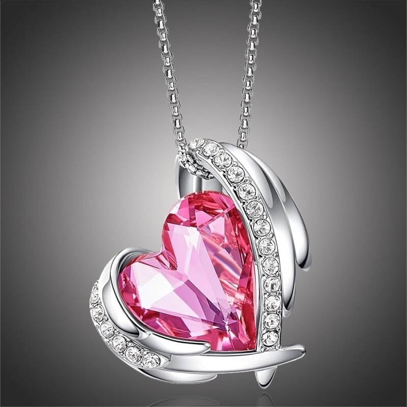 Éternelle Náhrdelník Swarovski Elements Amorita Pink 89271847