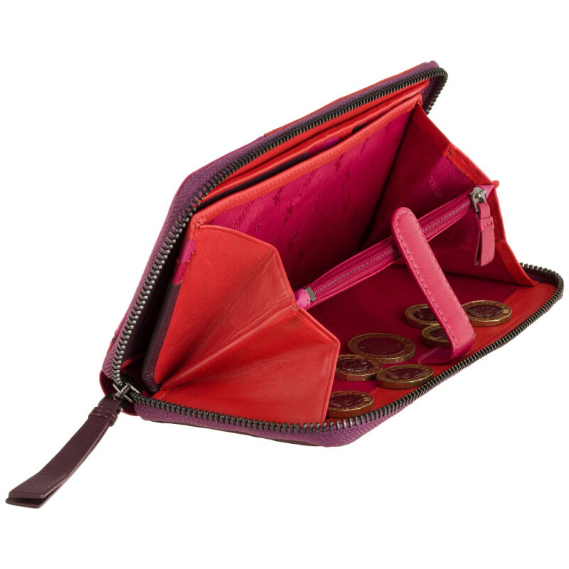 Větší luxusní dámská kožená peněženka - Visconti (GDPN335)