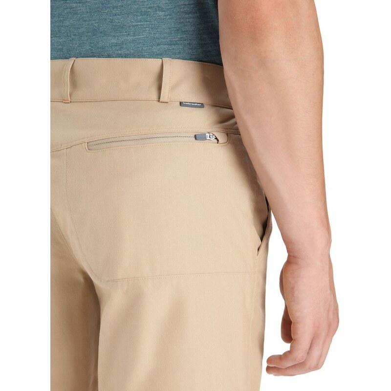 ICEBREAKER Mens Hike Shorts, Sand velikost: 40