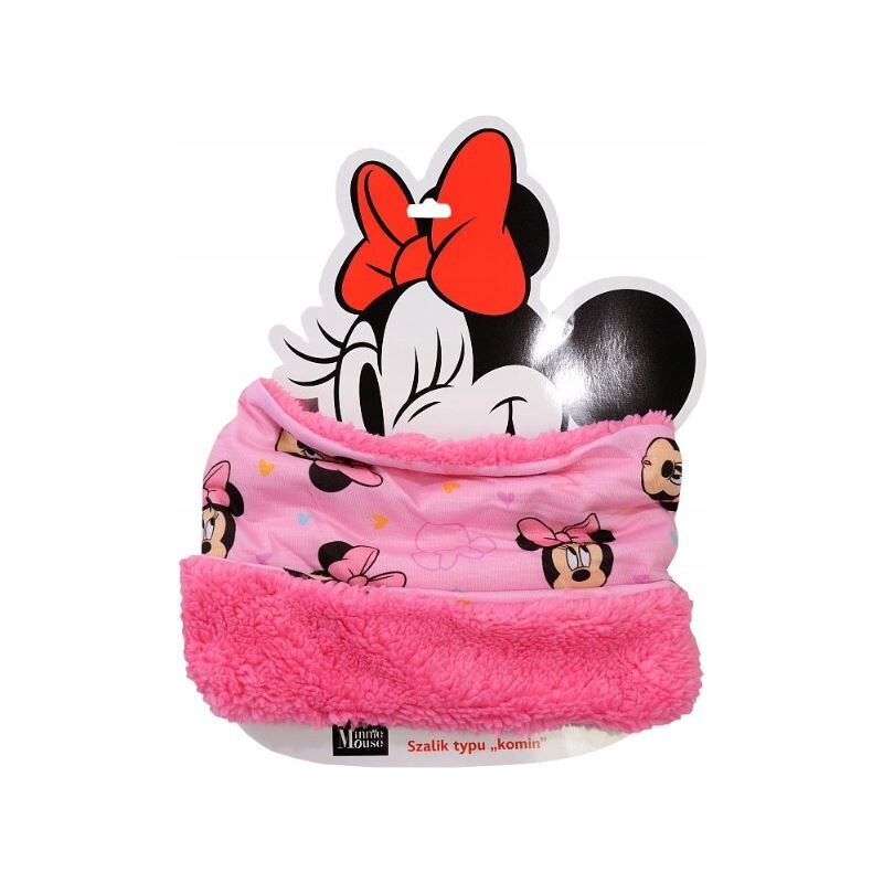 Minnie Mouse nákrčník růžový zateplený