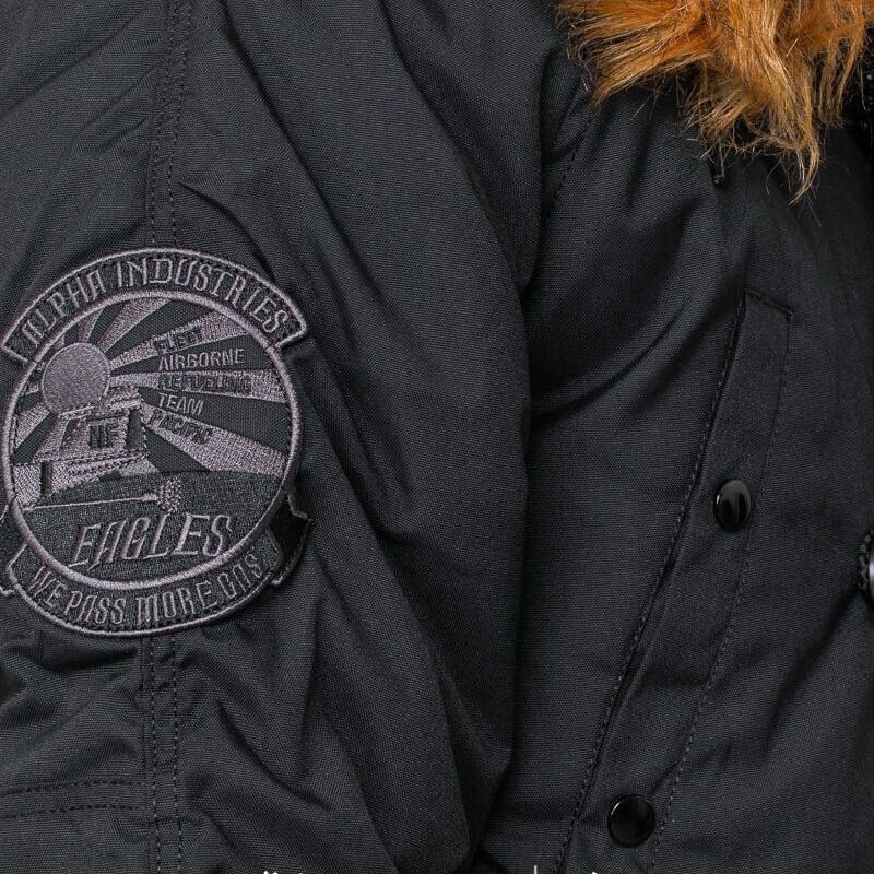 Alpha Industries Inc. Pánská zimní bunda Alpha Industries Explorer Jacket Black