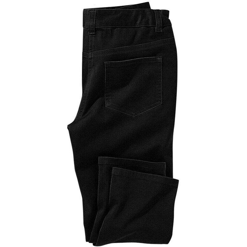 Blancheporte Zeštíhlující kalhoty, efekt plochého bříška černá 36