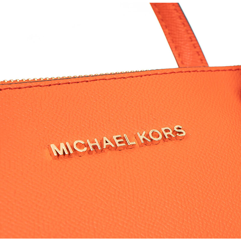 Michael Kors dámská kožená kabelka v barvě Clementine