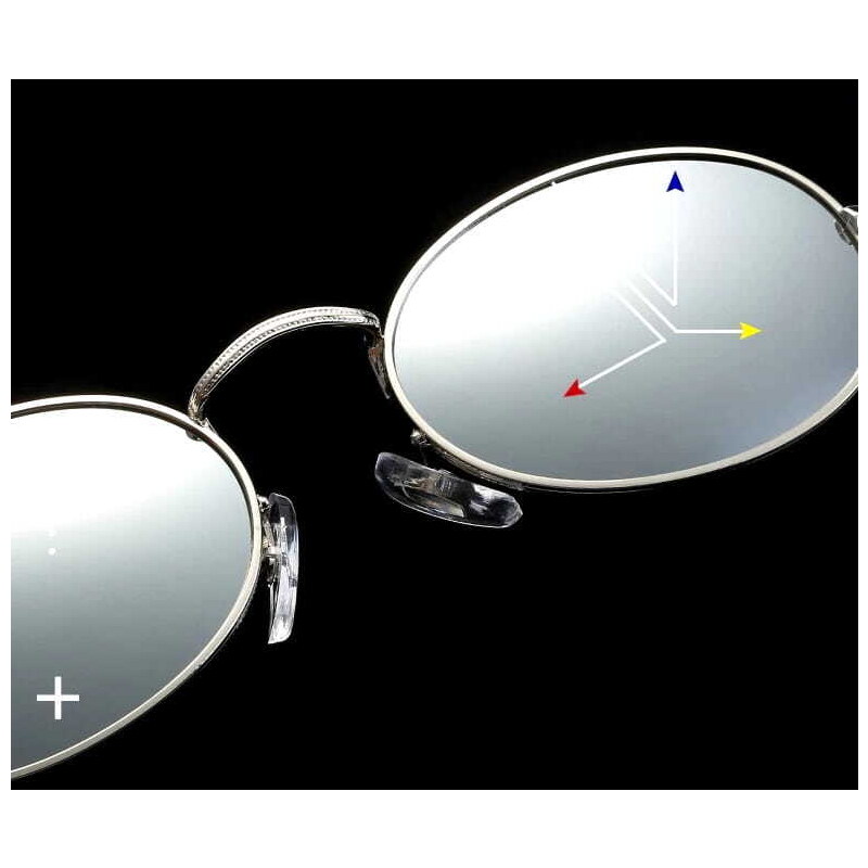Camerazar Kulaté sluneční brýle Lenon v retro stylu, UV 400 kat. 3 ochrana, šířka čočky 55 mm