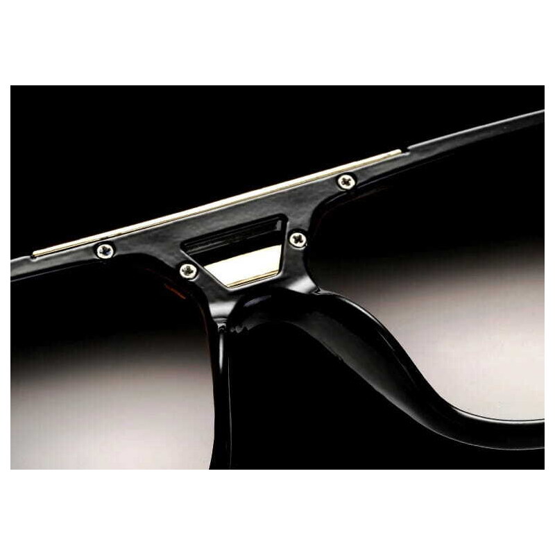 Camerazar Retro Pilotní Sluneční Brýle pro Muže, Zlatá Barva, UV Filtr 400 kat. 3, Velikost 54-65-15 mm