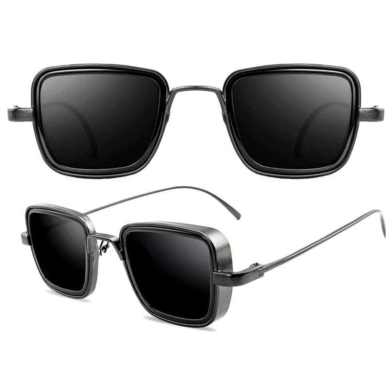 Camerazar Unisex Retro Pilotní Sluneční Brýle, Stříbrná Kovová Barva, UV Ochrana 400 Kategorie 3, Velikost 52x45 mm