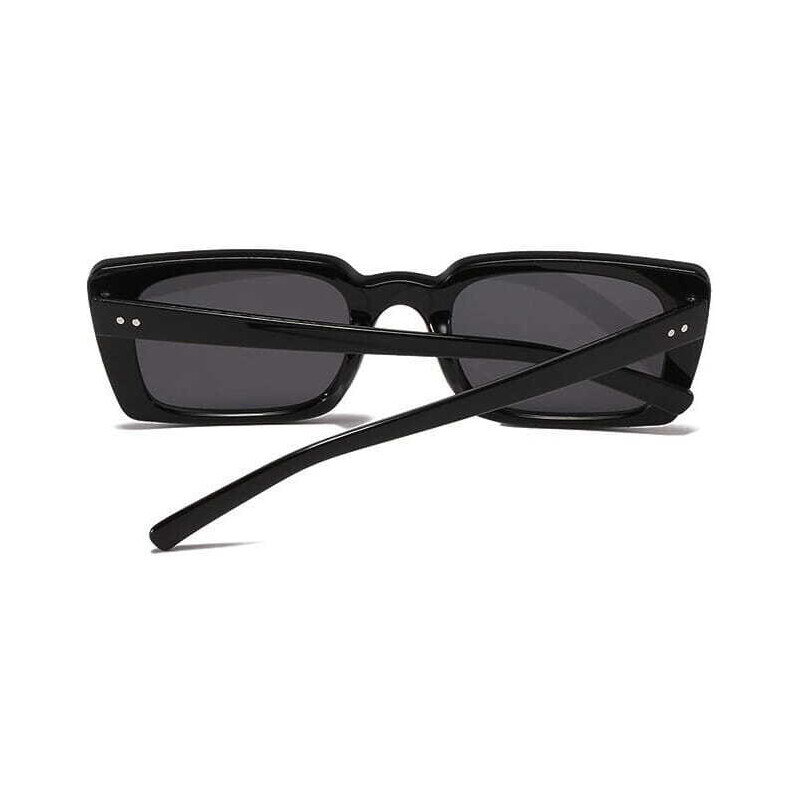 Camerazar Unisex sluneční brýle s kočičíma očima, černá barva, plastový rám, UV400 cat 3 filtr