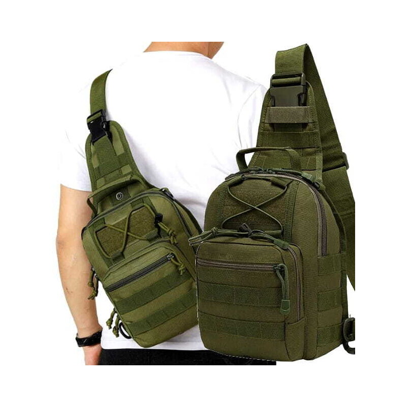 Camerazar Multifunkční Vojenský Batoh SURVIVAL, Nylon 600D