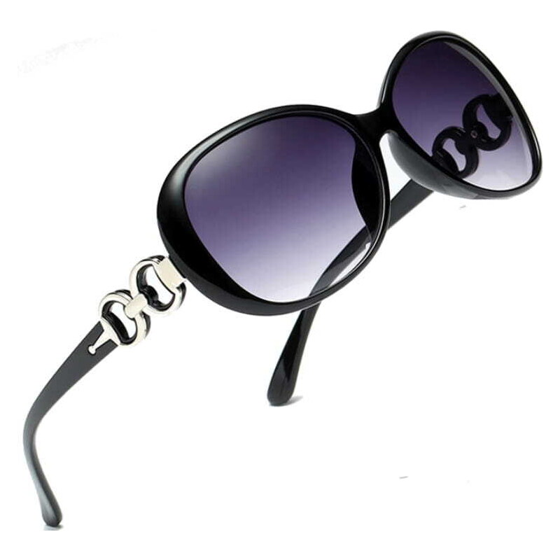 Camerazar Dámské retro sluneční brýle Flyback, lehce zastíněné, plastové, UV400 ochrana