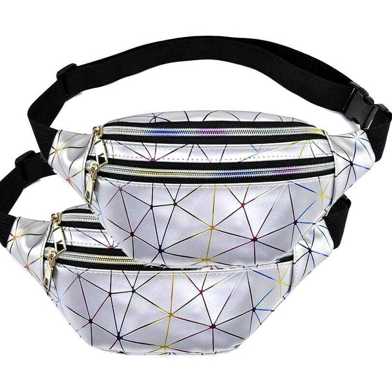 Camerazar Geometrická reflexní taška na boky pro bezpečné a