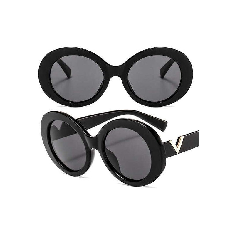 Camerazar Retro Steampunk Brýle s Kulatými Otevíracími Skly, UV Filtr 400, Plastový Rám - Černé