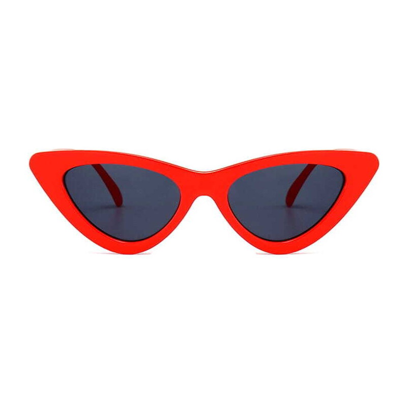 Camerazar Dámské Sluneční Brýle Cat Eye s UV400 Filtrem, Akrylový Rám, Skleněné Čočky