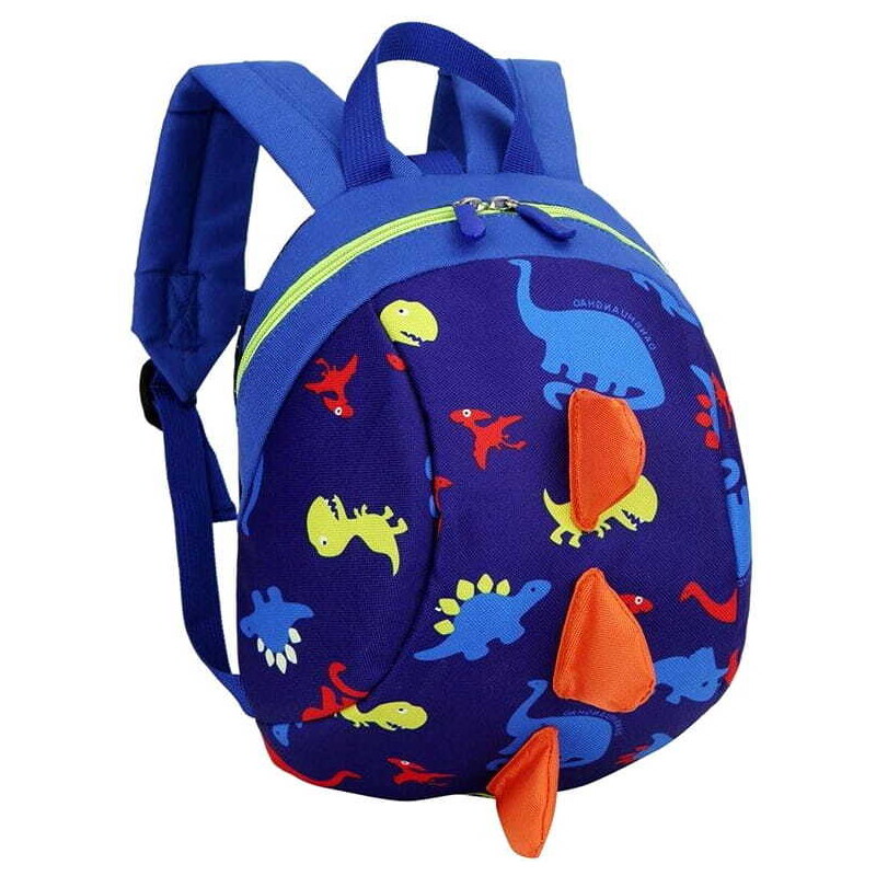 Camerazar Dětský batoh Dinosaurus pro předškoláka, polyester, 3D efekt, rozměry 27x19x11 cm