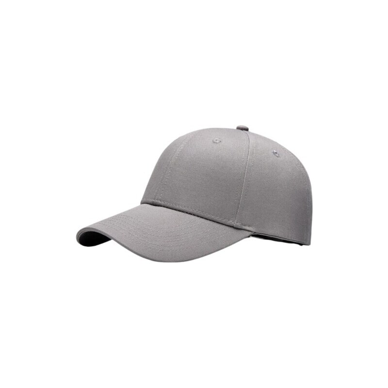 Camerazar Univerzální nastavitelná baseballová čepice, šedá, prodyšný materiál, obvod 55-60 cm