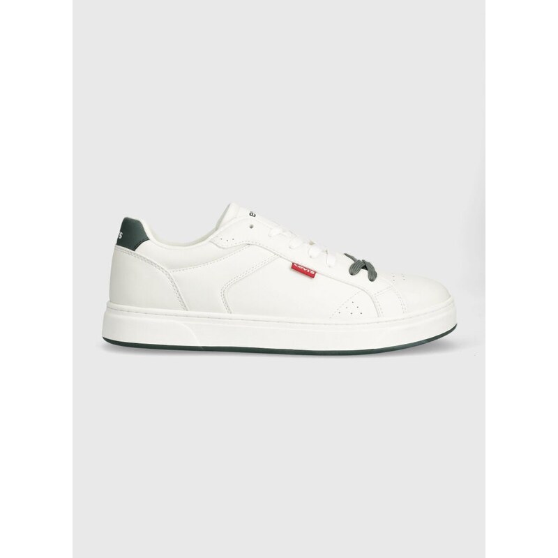 Sneakers boty Levi's RUCKER bílá barva, 235438.51