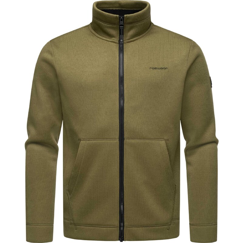 Ragwear Mikina Fabbian olivová / černá