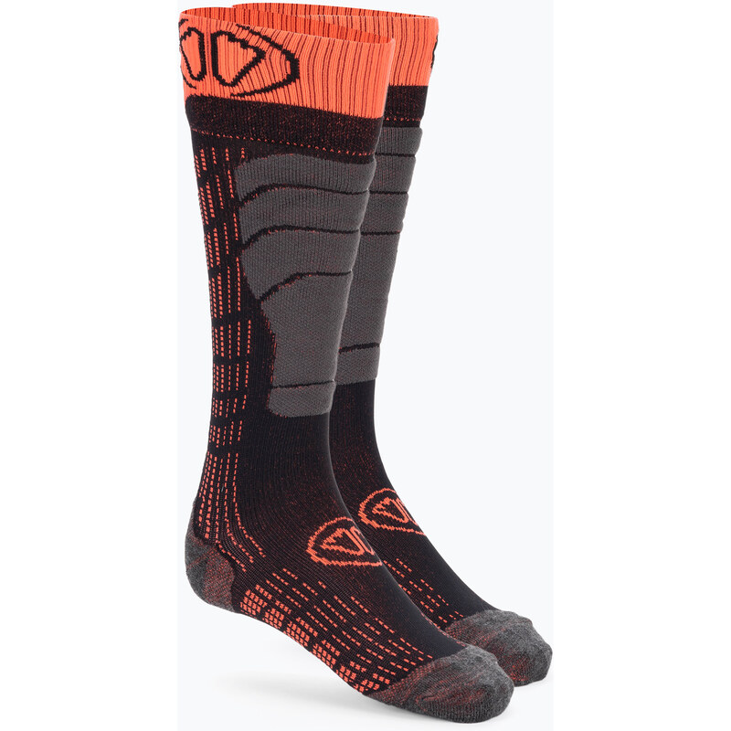 Lyžařské ponožky SIDAS Ski Comfort černo-oranžový CSOSKCOMF22