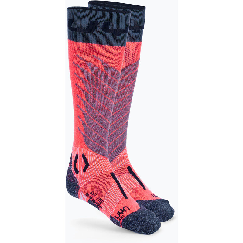 Dámské lyžařské ponožky UYN Ski One Merino pink/black 108927162