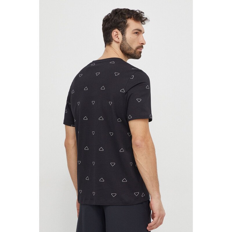 Bavlněné tričko adidas černá barva, IS1826