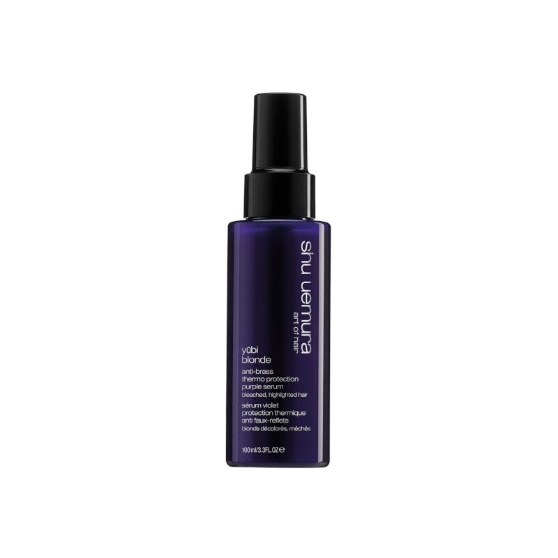 Shu Uemura Sérum na vlasy neutralizujcí žluté tóny Yubi Blonde (Anti-Brass Thermo Protection Purple Serum) 100 ml