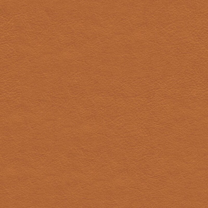 Koňakově hnědá kožená podnožka FLEXLUX GHOST II 53 x 46 cm