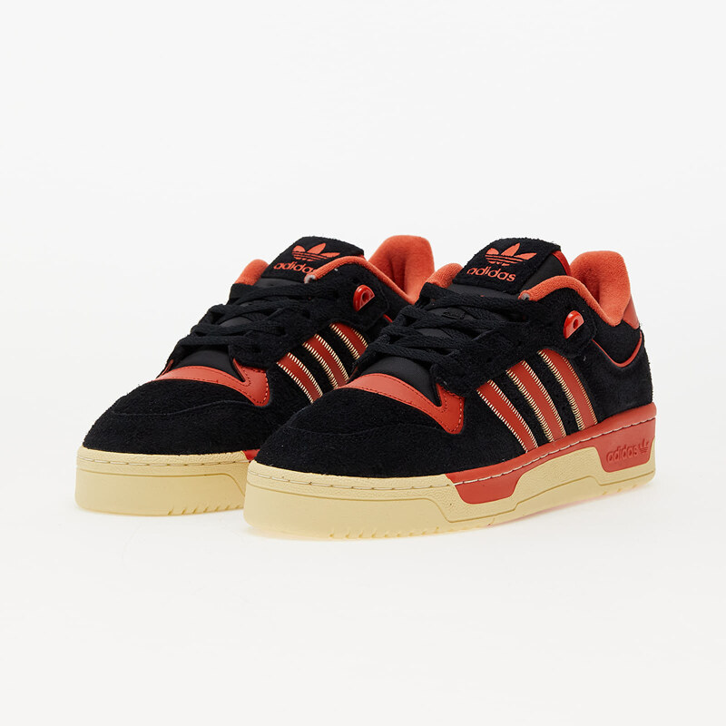 adidas Originals Pánské nízké tenisky adidas Rivalry 86 Low Core Black/ Preloveded Red/ Easy Yellow