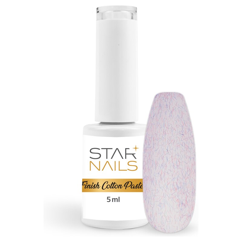 UV/LED Gel Polish Finish Cotton Pastels - 013, Bliss - matný finish gel lak