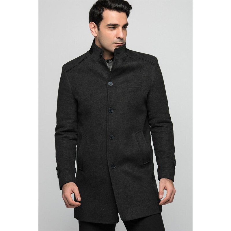 PLT8333 DEWBERRY MEN'S COAT-ANTHRACITE