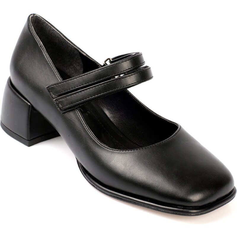 Capone Outfitters Flat Toe Double Buckle Mary Jane Shoes