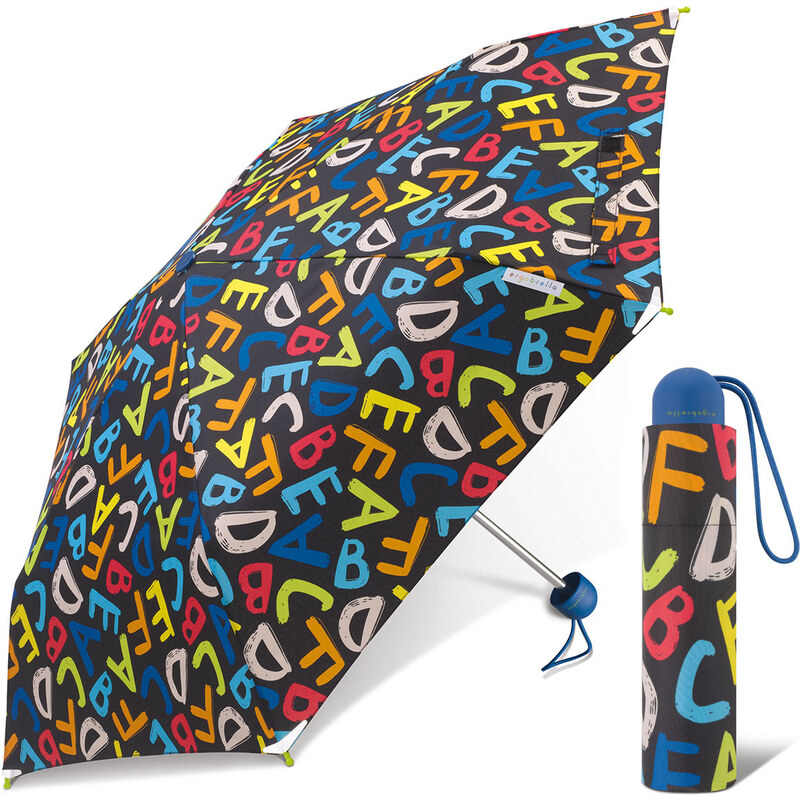 HAPPY RAIN Ergobrella ABC - dětský skládací deštník