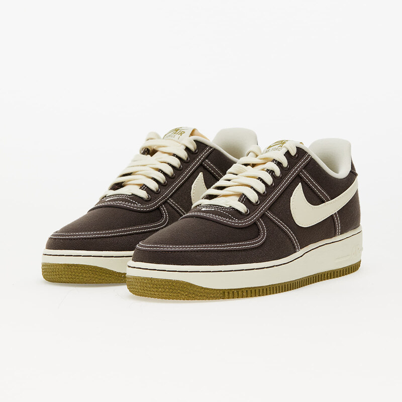 Pánské nízké tenisky Nike Air Force 1 '07 Premium Baroque Brown/ Coconut Milk-Pacific Moss