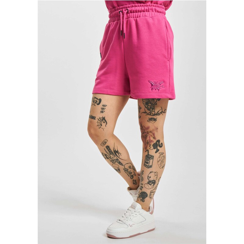 Karl Kani Sportovní kalhoty pink / bílá