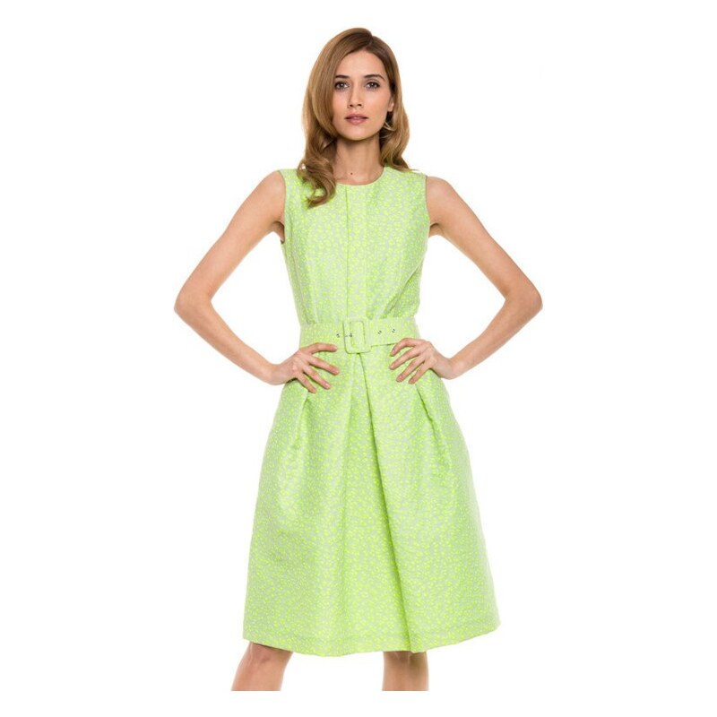 Simple - Šaty - žluto-zelená