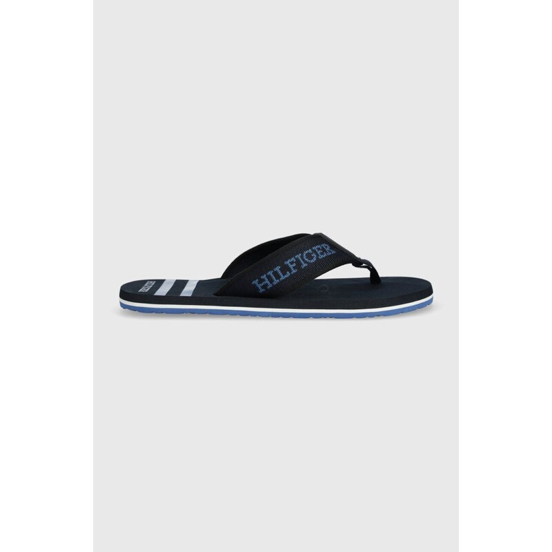 Žabky Tommy Hilfiger SPORTY BEACH SANDAL pánské, tmavomodrá barva, FM0FM05020