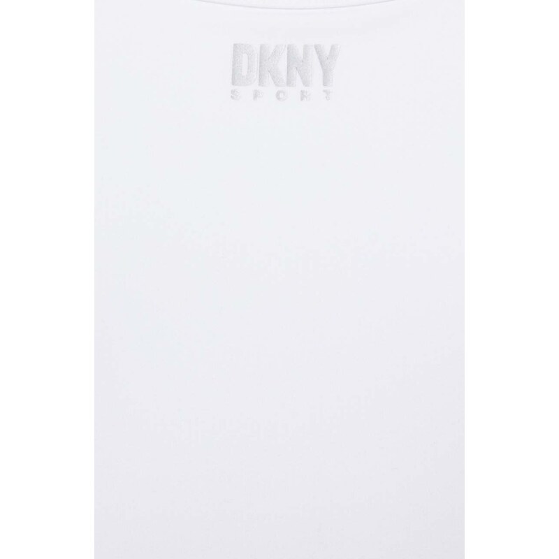 Šaty Dkny bílá barva, midi, DP2D4754