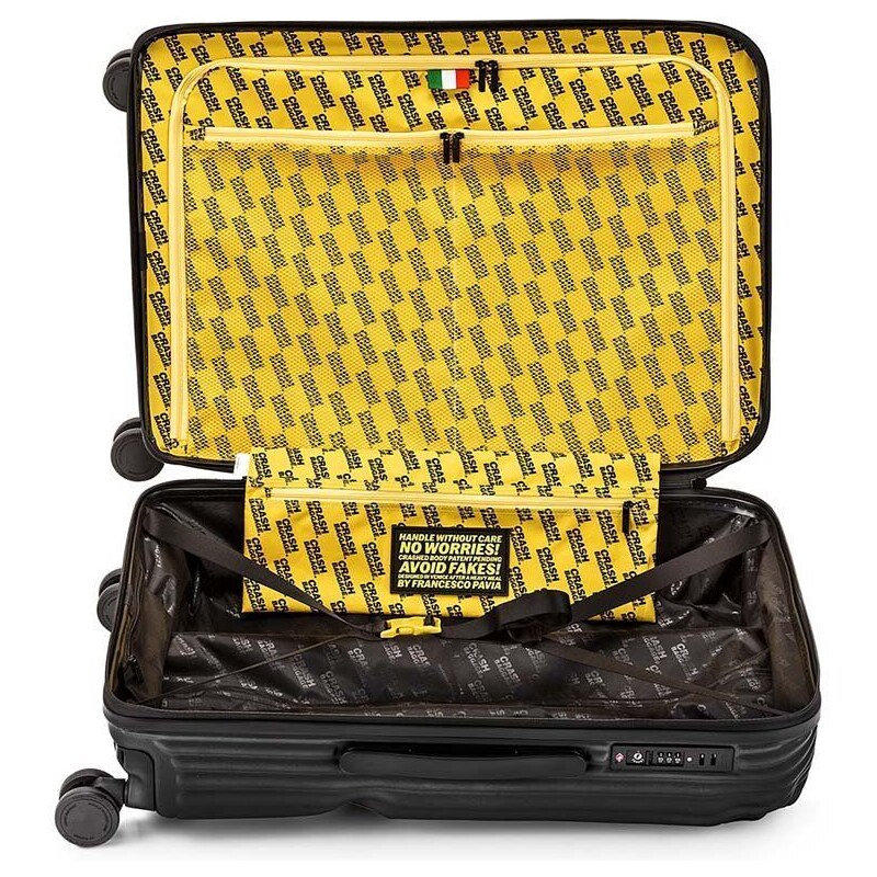 Kufr Crash Baggage STRIPE Medium Size černá barva, CB152