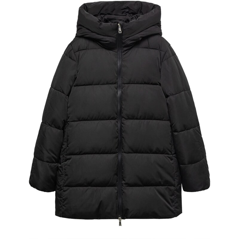 MANGO Zimní bunda 'Tokyo' černá