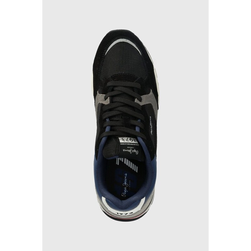 Sneakers boty Pepe Jeans PMS60010 černá barva, X20 FREE