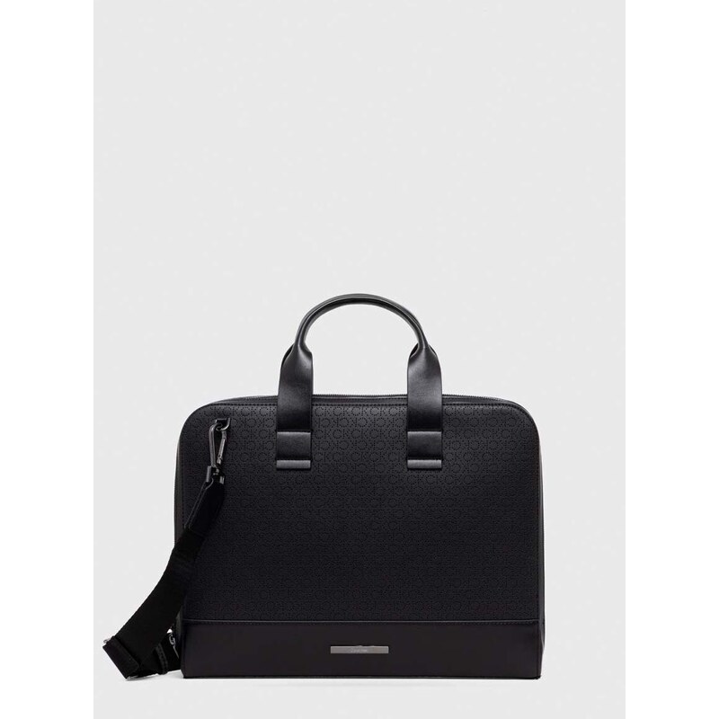 Taška na notebook Calvin Klein černá barva