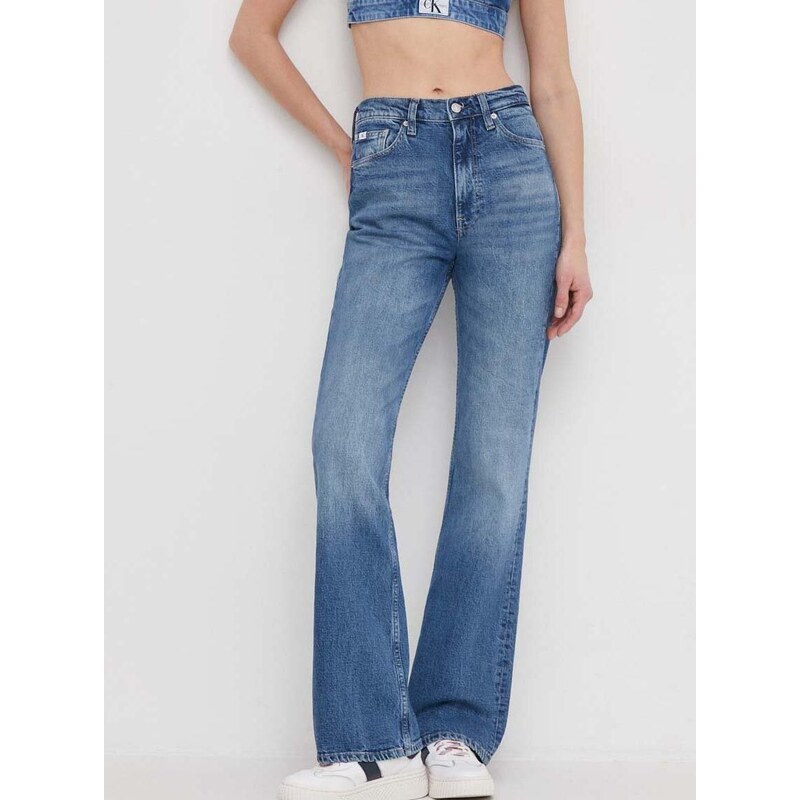 Džíny Calvin Klein Jeans dámské, high waist