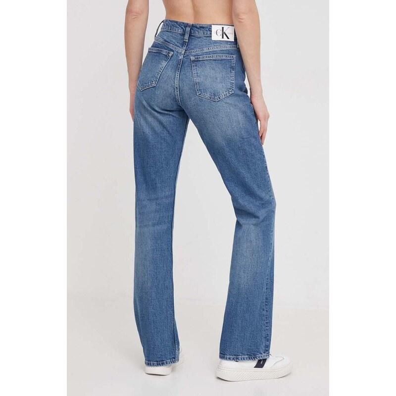 Džíny Calvin Klein Jeans dámské, high waist