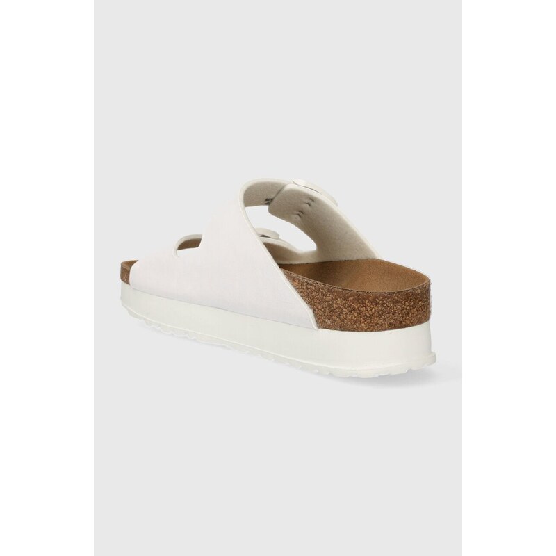 Pantofle Birkenstock X PAPILLIO Arizona Platform Flex dámské, bílá barva, na platformě, 1027416