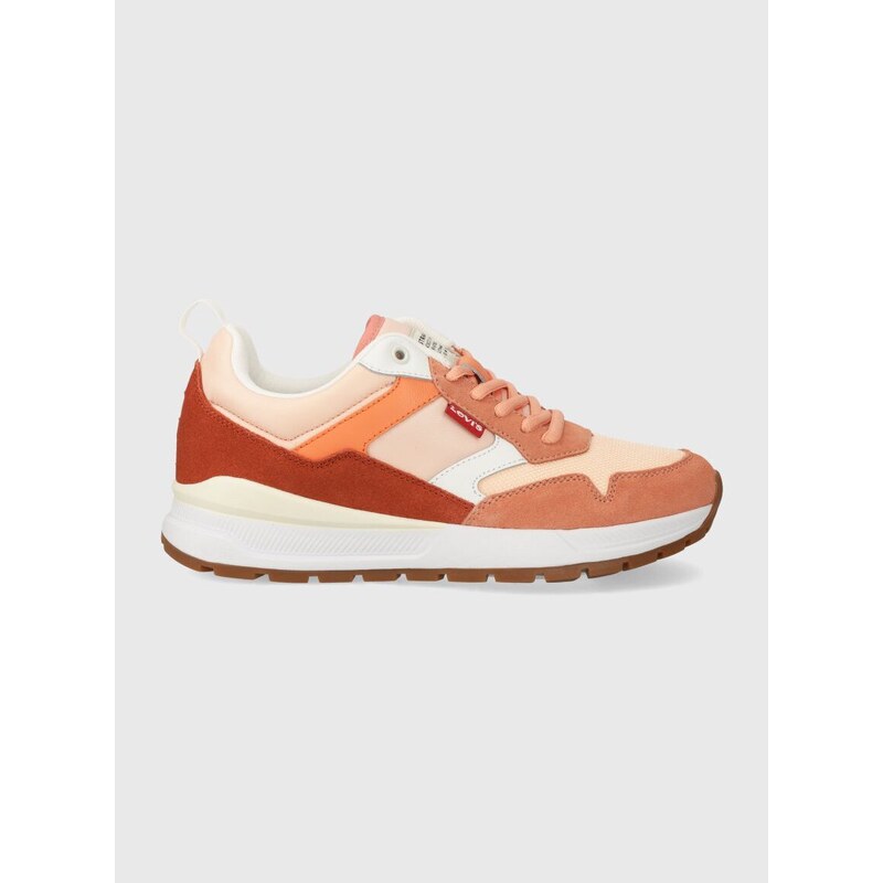 Sneakers boty Levi's OATS REFRESH S oranžová barva, 234235.81