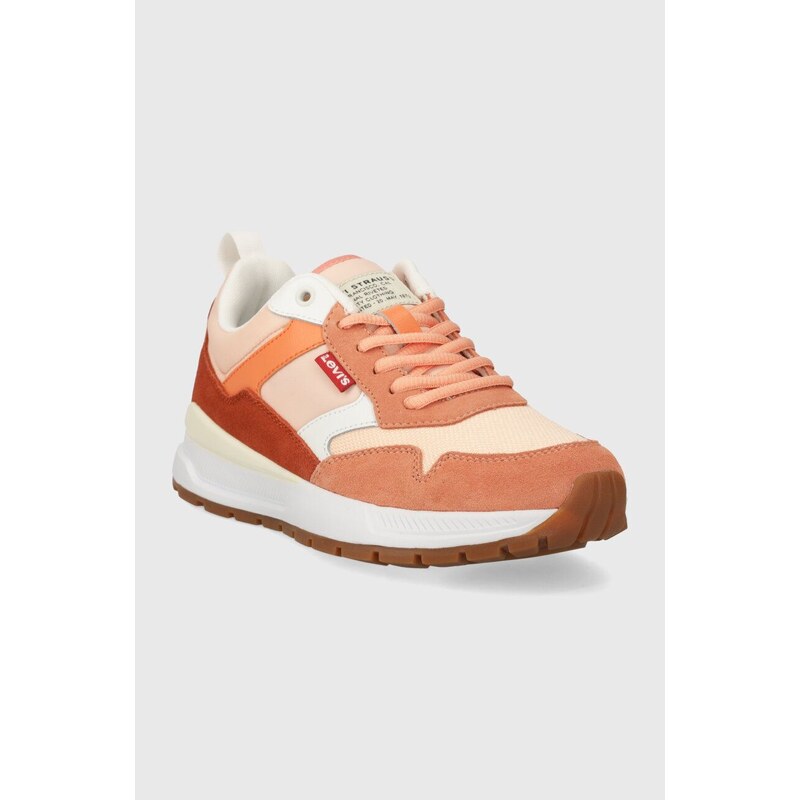 Sneakers boty Levi's OATS REFRESH S oranžová barva, 234235.81