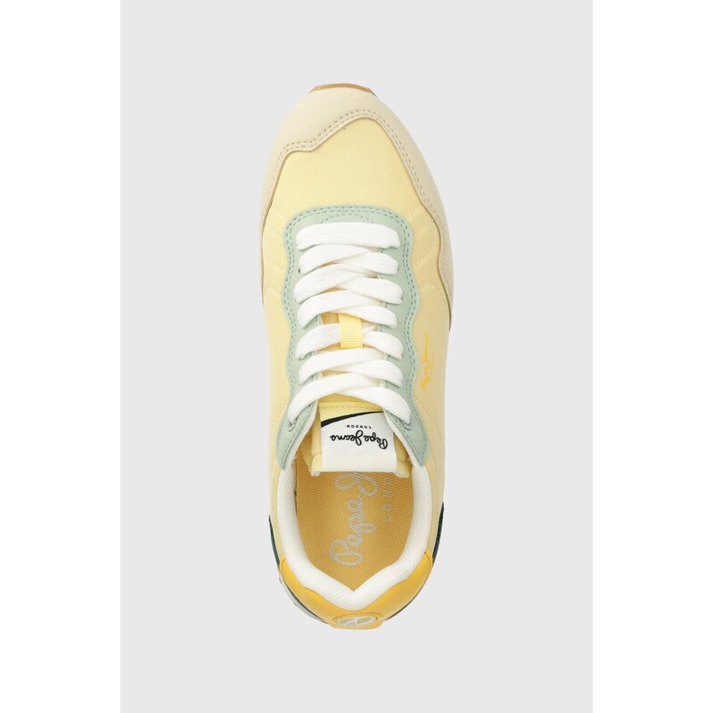 Sneakers boty Pepe Jeans PLS40001 žlutá barva, NATCH BASIC W