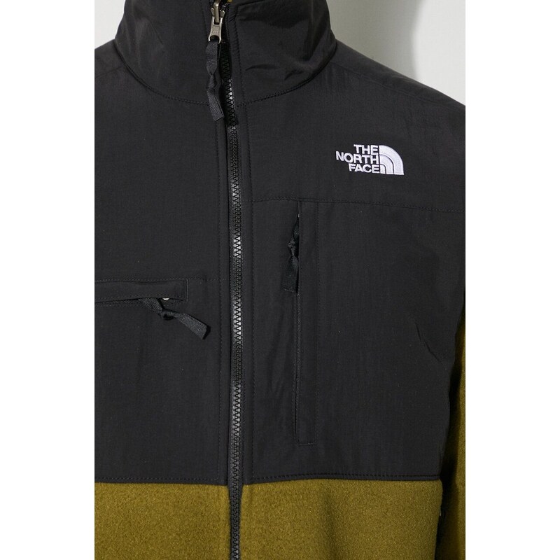 Bunda The North Face Denali Jacket pánská, zelená barva, přechodná, NF0A7UR2PIB1