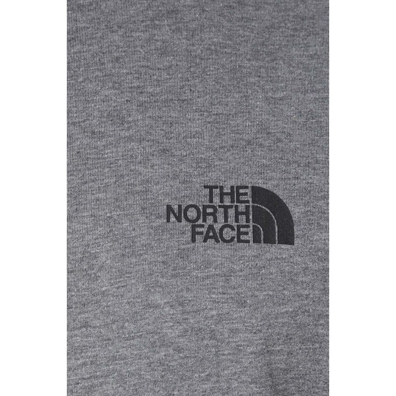 Tričko The North Face M S/S Simple Dome Tee šedá barva, NF0A87NGDYY1