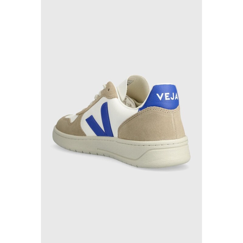 Kožené sneakers boty Veja V-10 béžová barva, VX0503477